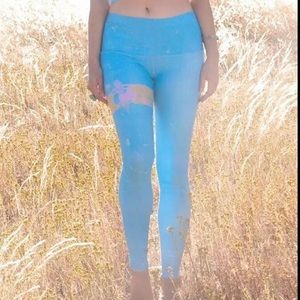 Teeki Rainbow Priestess blue hot pant XS